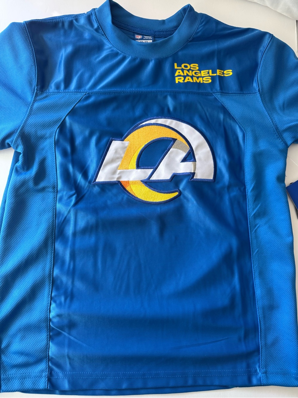 New Los Angeles Rams Kids Blue Short Sleeve Logo Shirt - NFL